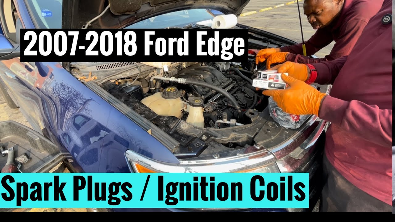 Замена свечей зажигания и катушек зажигания Ford Edge / Lincoln MKX 2007-2018 гг.