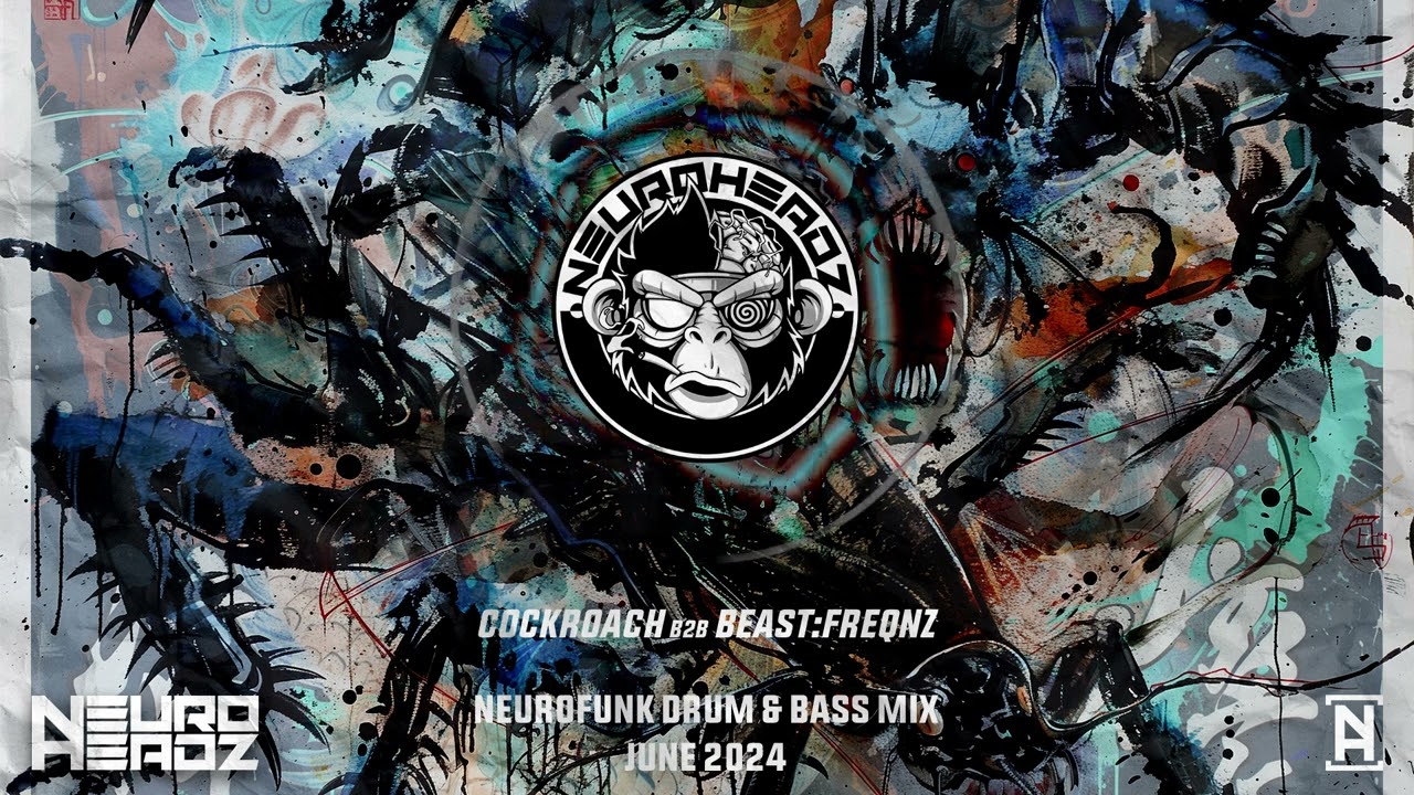 NEUROHEADZ NEUROFUNK MIX JUNE 2024 (COCKROACH B2B BEAST:FREQNZ)