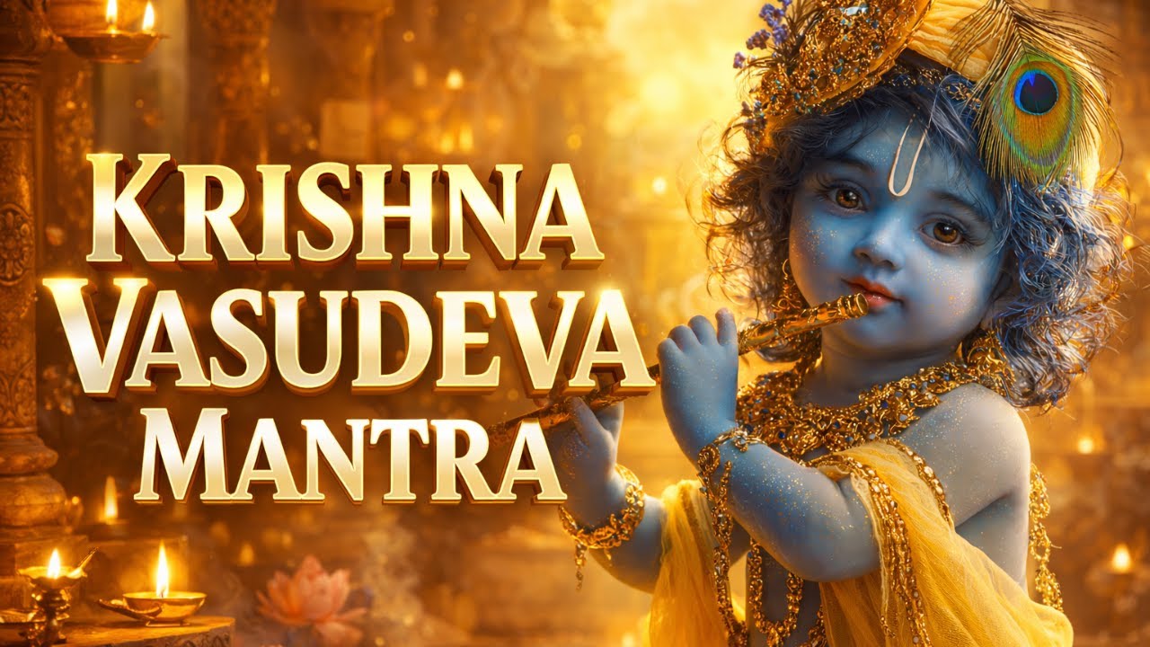 Krishna Vasudeva Mantra | Krishna Mantra | For Deep Inner Peace & Divine Protection @themantraaura