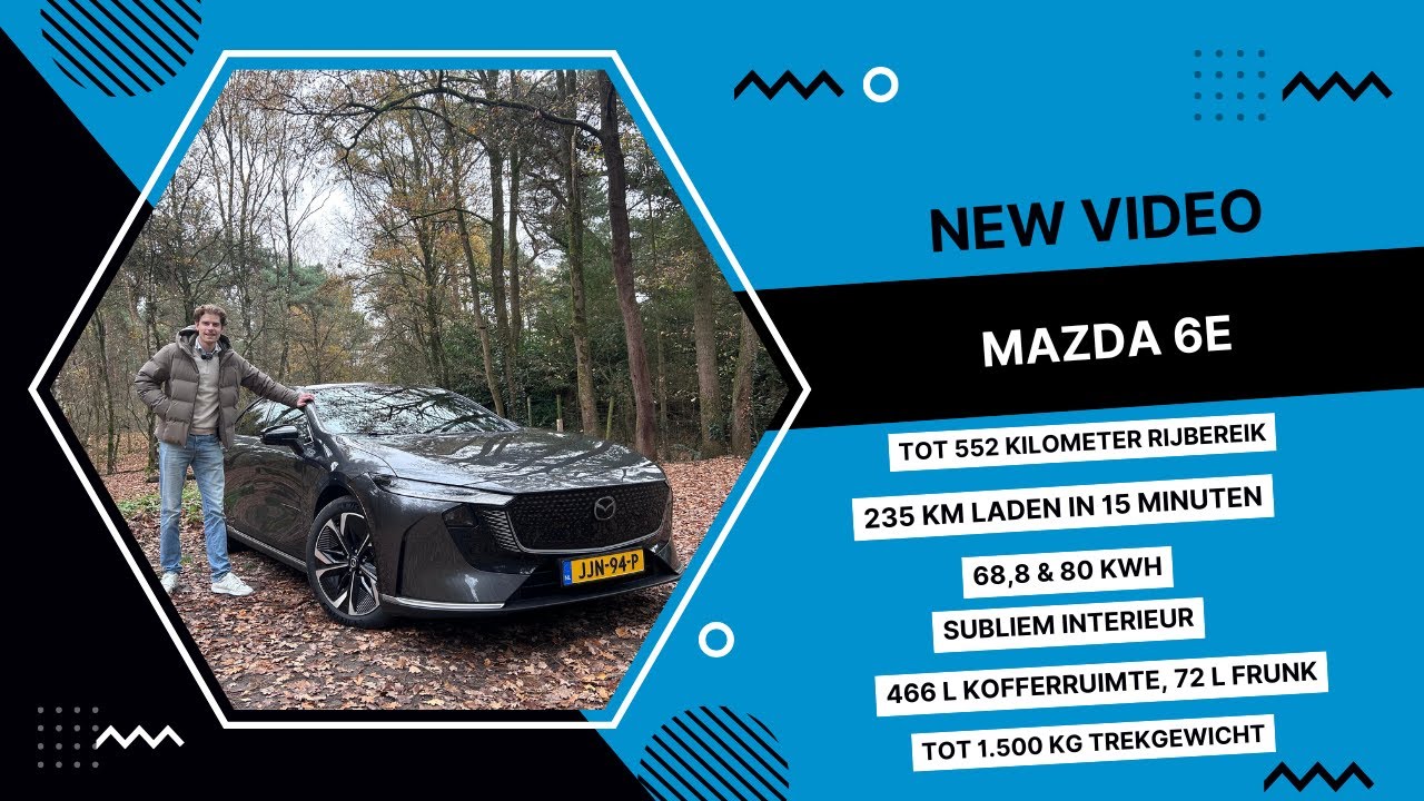 Mazda 6e review - Elektrische auto met lef