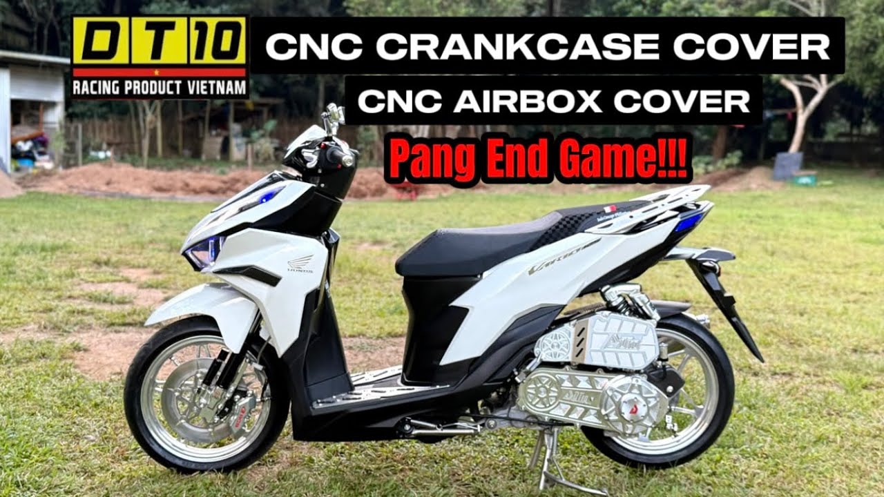 DT10 Cnc Crankcase cover and Airbox cover for Click 125!!! Pang End Game na Piyesa!!!