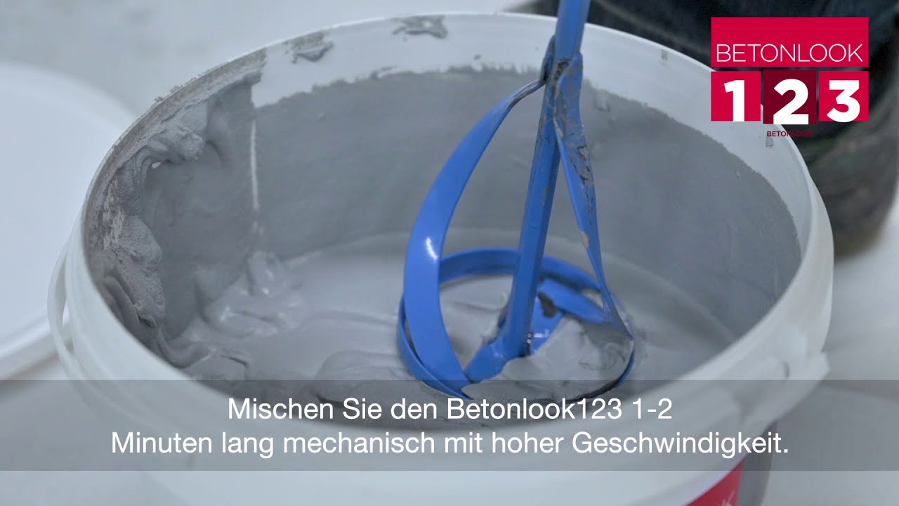 Betonlook123 - Verarbeitung/anwenden (demo)
