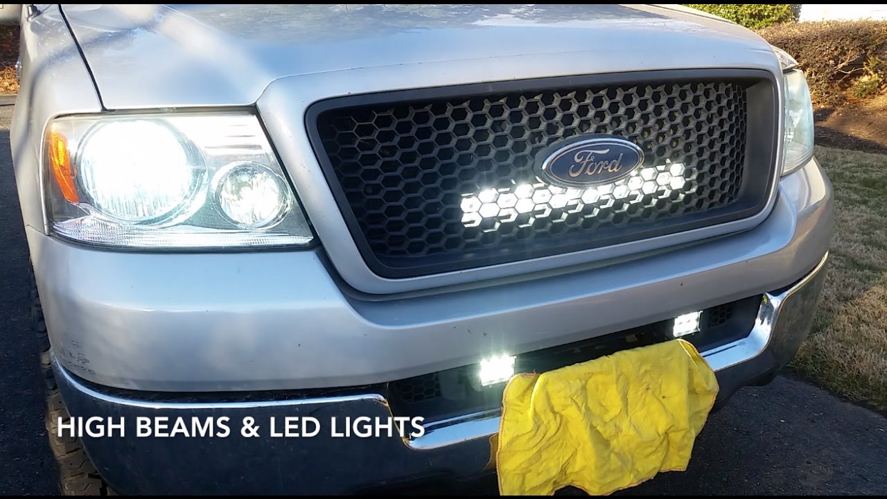 How I Wired My LED Lights Into My Highbeams With a Switch