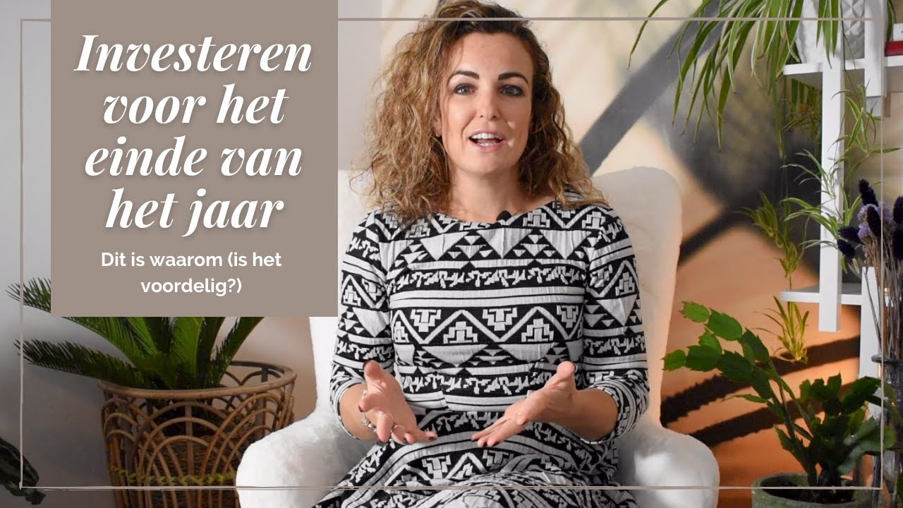 Investeren voor einde jaar: waarom is dit voordelig?