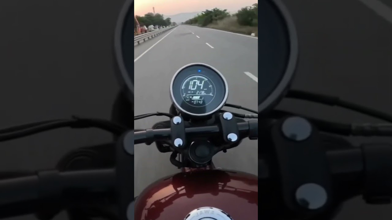 Jawa 42 bobber top speed test credit for aalyan vlogs