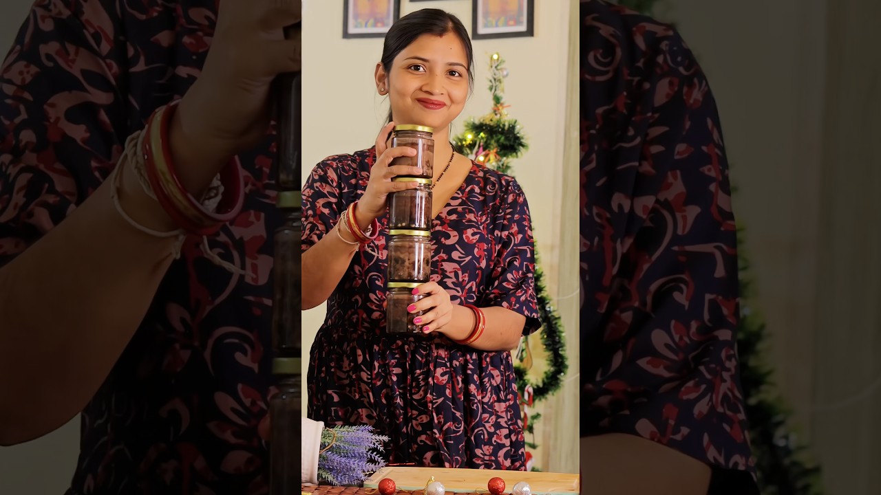 Steamed Chocolate Jar Cake Recipe | No Oven, No Microwave (Kadhai Cake) #shortsfeed