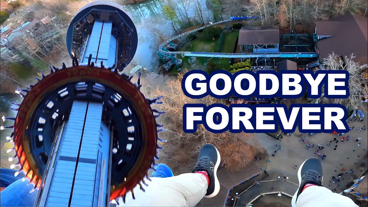 One of the Worst Drop Towers Ever Built is Closing | One Final Ride on Mäch Tower at Busch Gardens