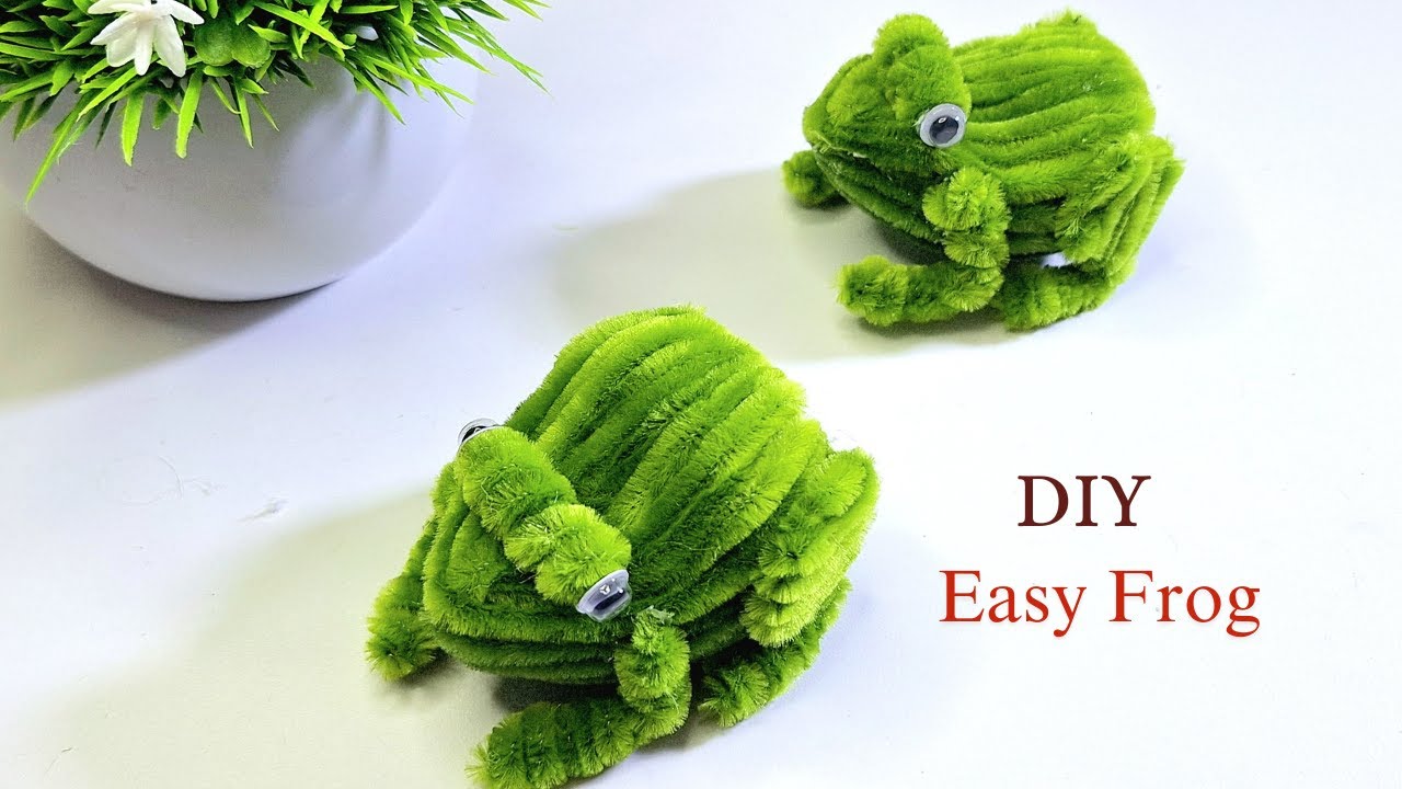CREATE Your Own Adorable Pipe Cleaner FROG