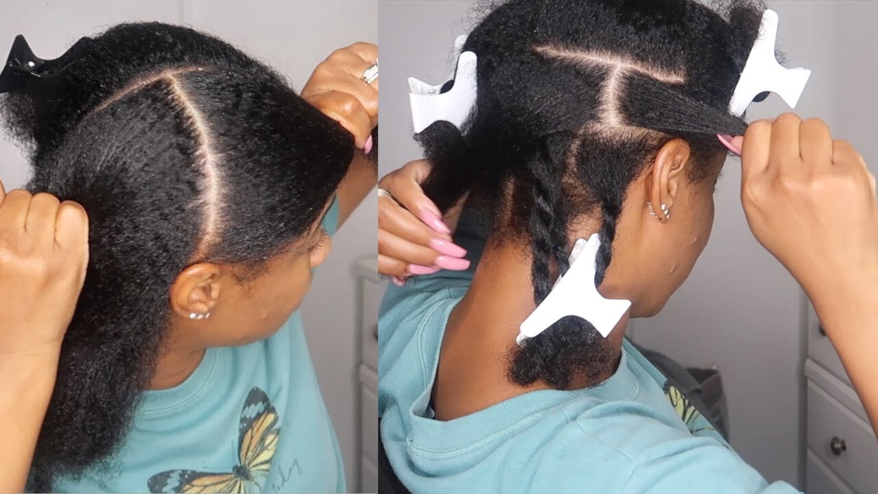Parting Natural Hair