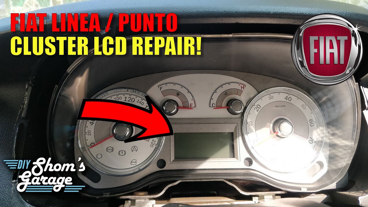 Repair Fiat Linea / Punto Speedometer Cluster Meter LCD| Linea Display | Repair LCD Linea
