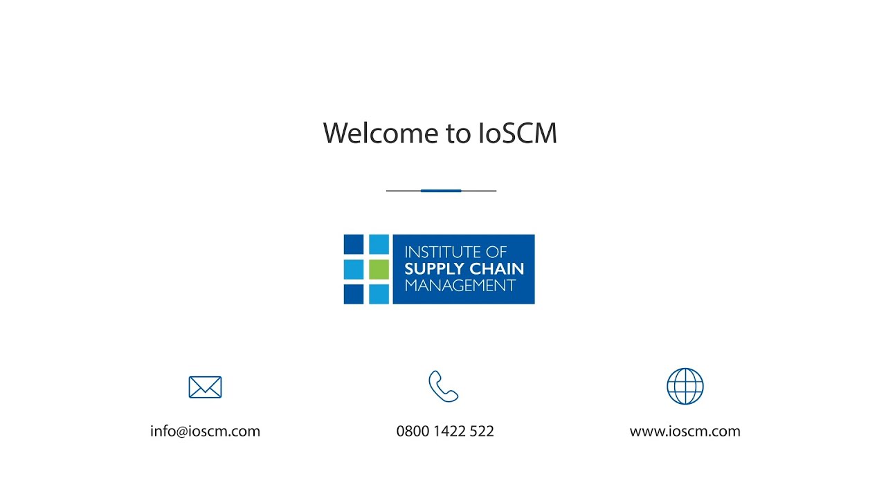 Welcome to IoSCM