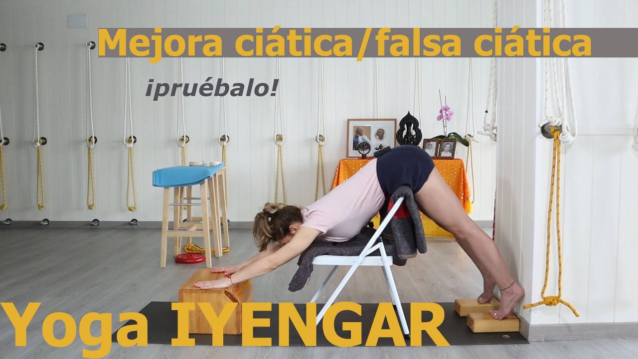 Prevenir y mejorar la ciática o falsa ciática con Yoga IYENGAR®
