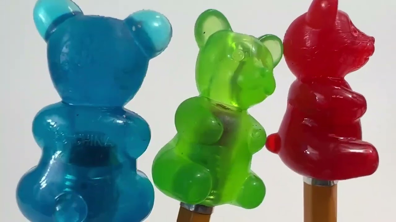 GEDDES School Supplies - Scented Gummy Bear Pencil Toppers