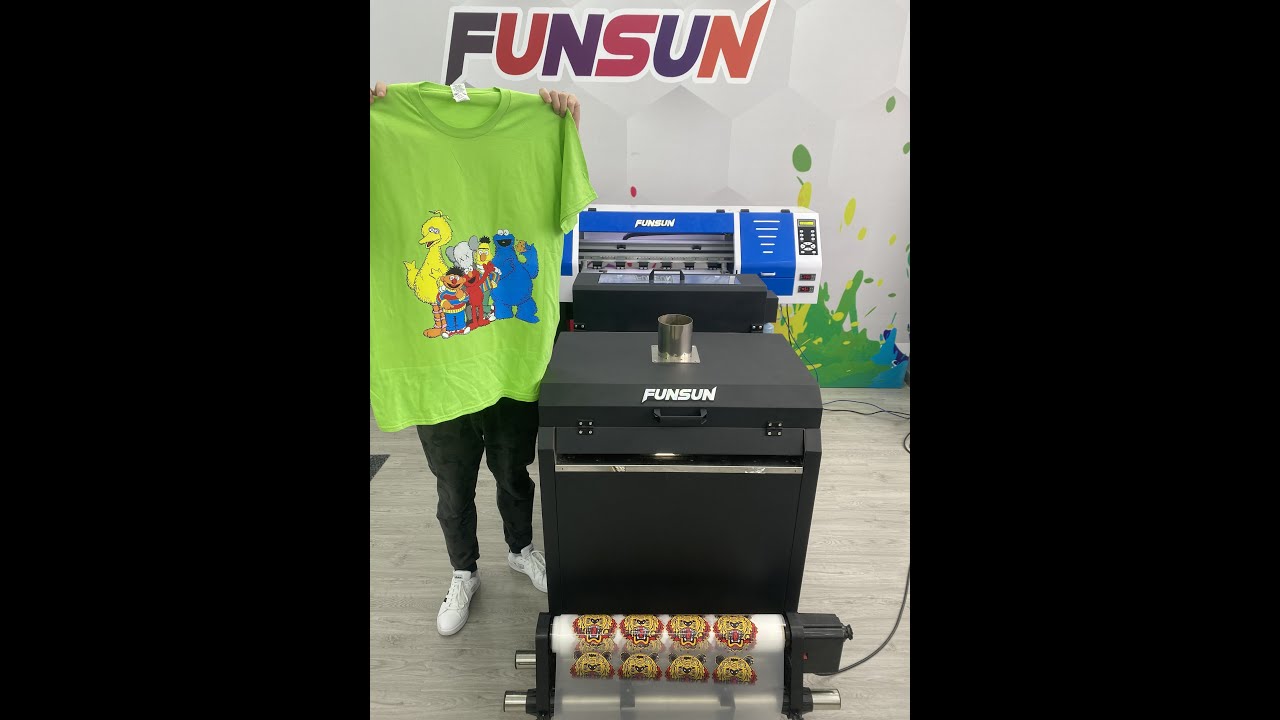 Funsun DTF Printer-2021 new Textile printing technology- Transfer film to any clothing