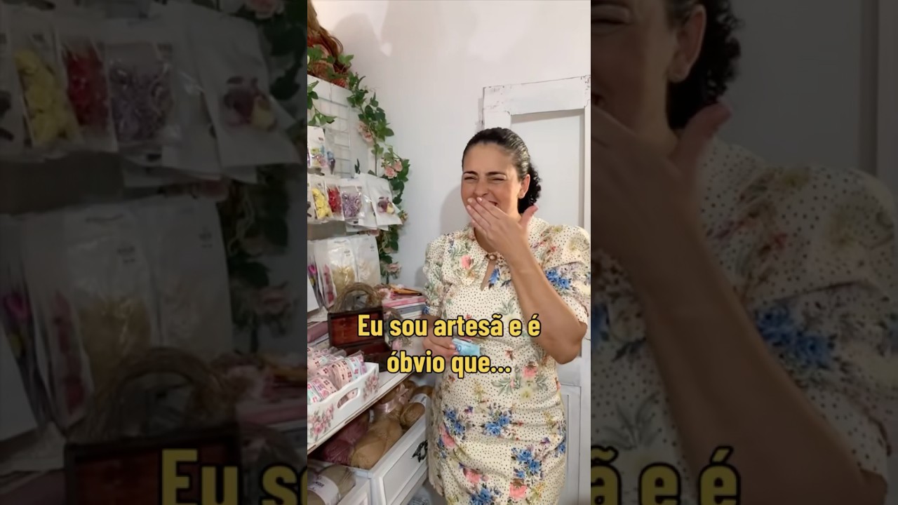 A vida de uma artes&atilde; 🤣 #artesanato #artesa #humor