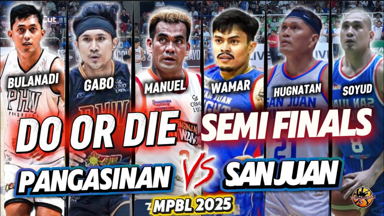 WIN OR GO HOME.PANGASINAN VS SAN JUAN | MPBL PLAYOFFS 2025 GAME HIGHLIGHTS 