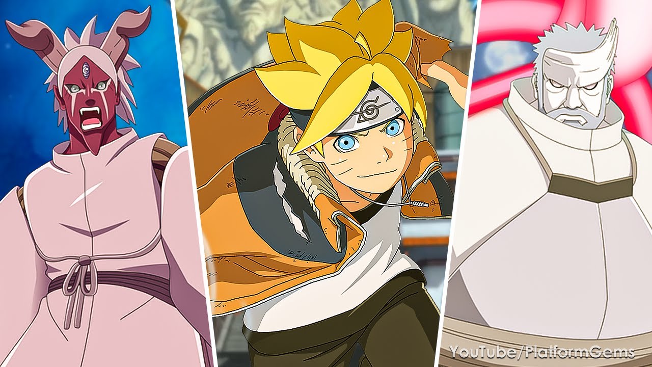 NARUTO STORM 4 Road to Boruto - Все боссы [4K]