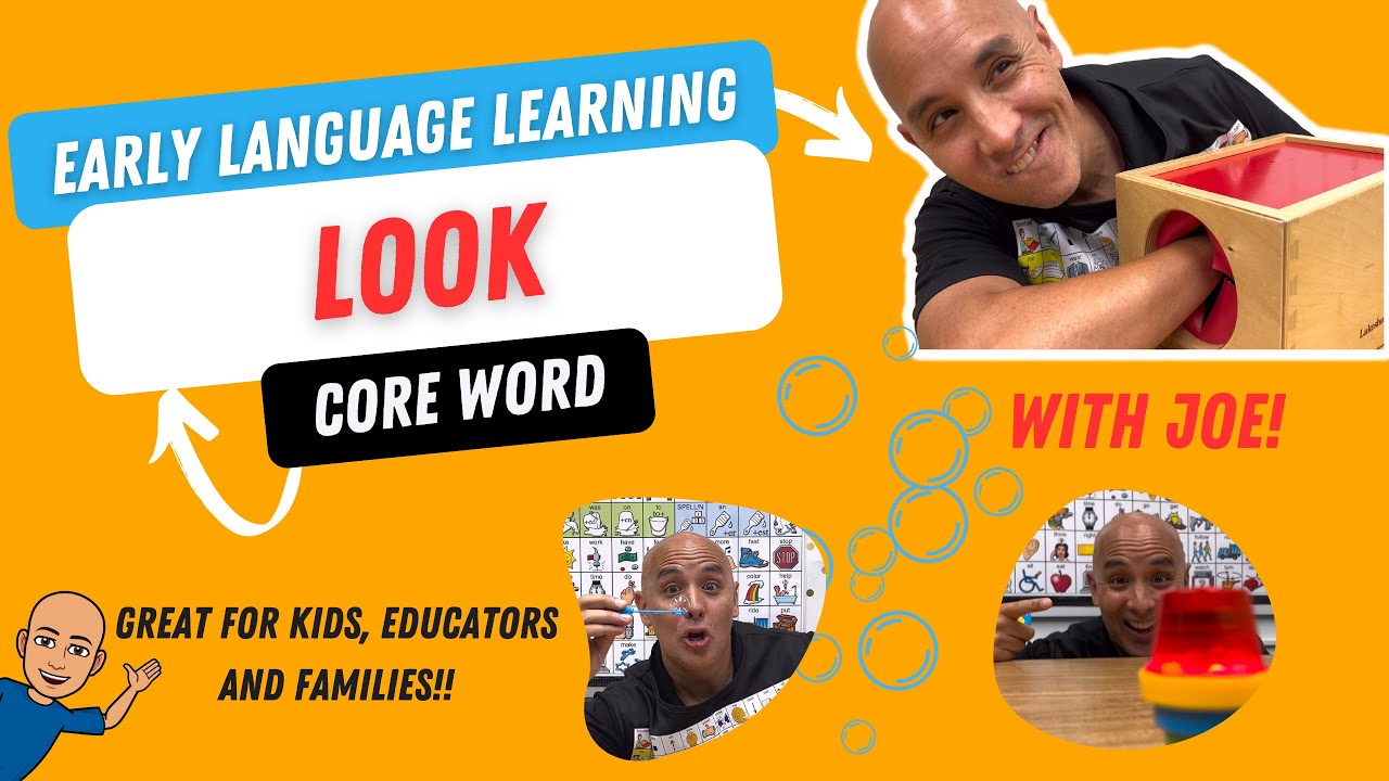 Look in Here! | Learn Core Words: Look | AAC, Speech Therapy & Early Language for Kids