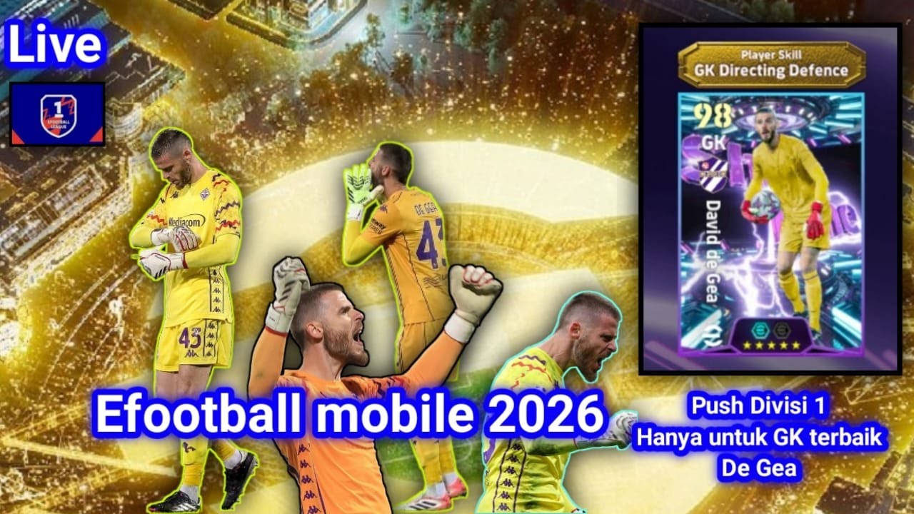 🔴 LIVE | Last day PUSH divisi🔥 dengan Squad BANSOS  | Efootball 2026 Mobile |