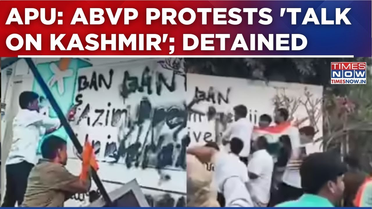 'Talk On Kashmir' Sparks ABVP Protest At Azim Premji University: Activists Taken Into Custody |Watch