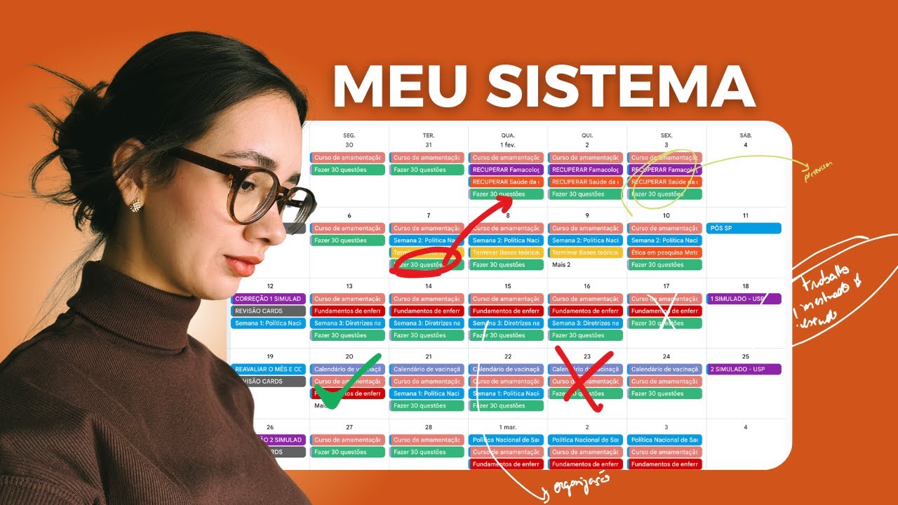 O que eu faço para manter a minha rotina de estudos organizada