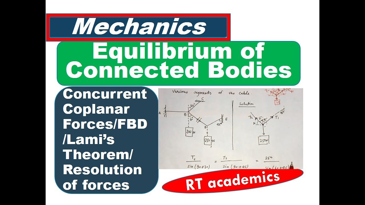 L-11_Mechanics II Equilibrium of connected bodies_Numerical