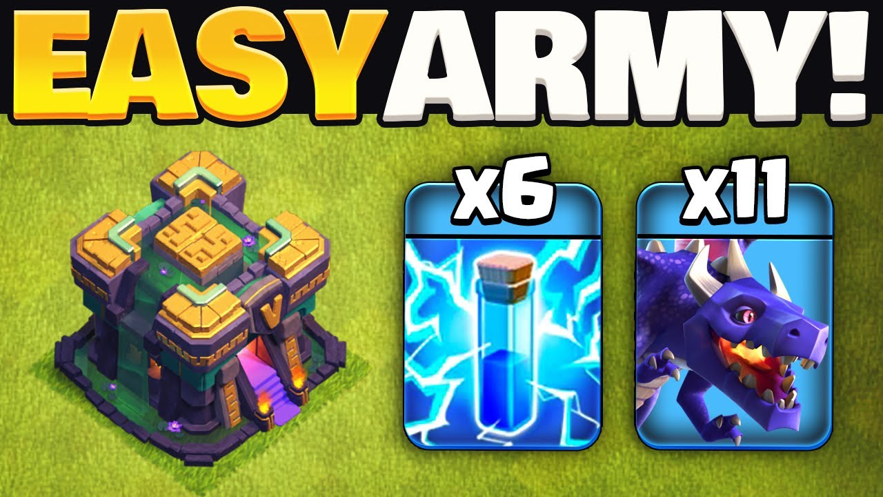 Easy TH14 Zap Dragon Attack Strategy Explained (Clash of Clans)
