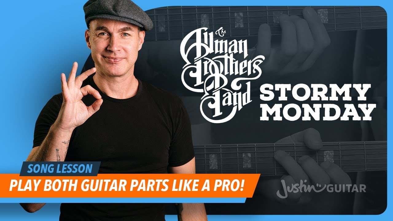 Both Guitar Parts for 'Stormy Monday' by Allman Brothers. So Tasty!