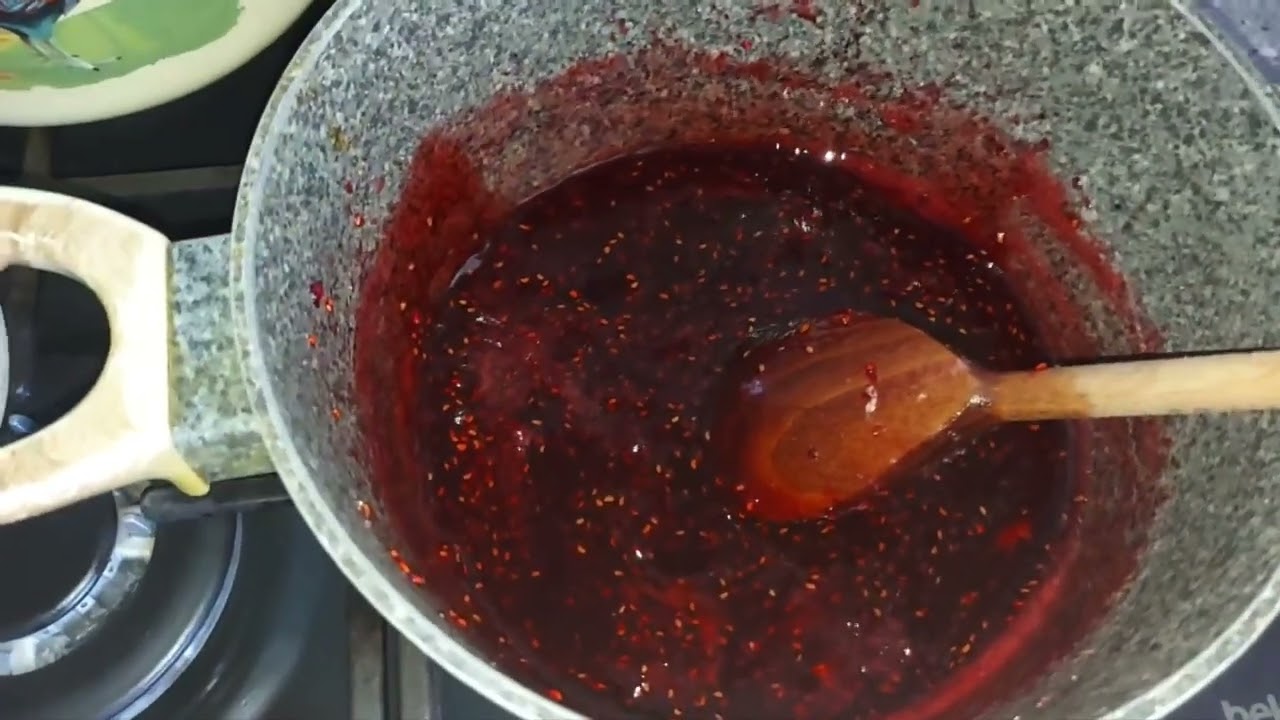 Dulceata de zmeura🤗 cu mai puțin zahar, o reteta simpla și ușor de făcut ideala și pentru prăjituri😍