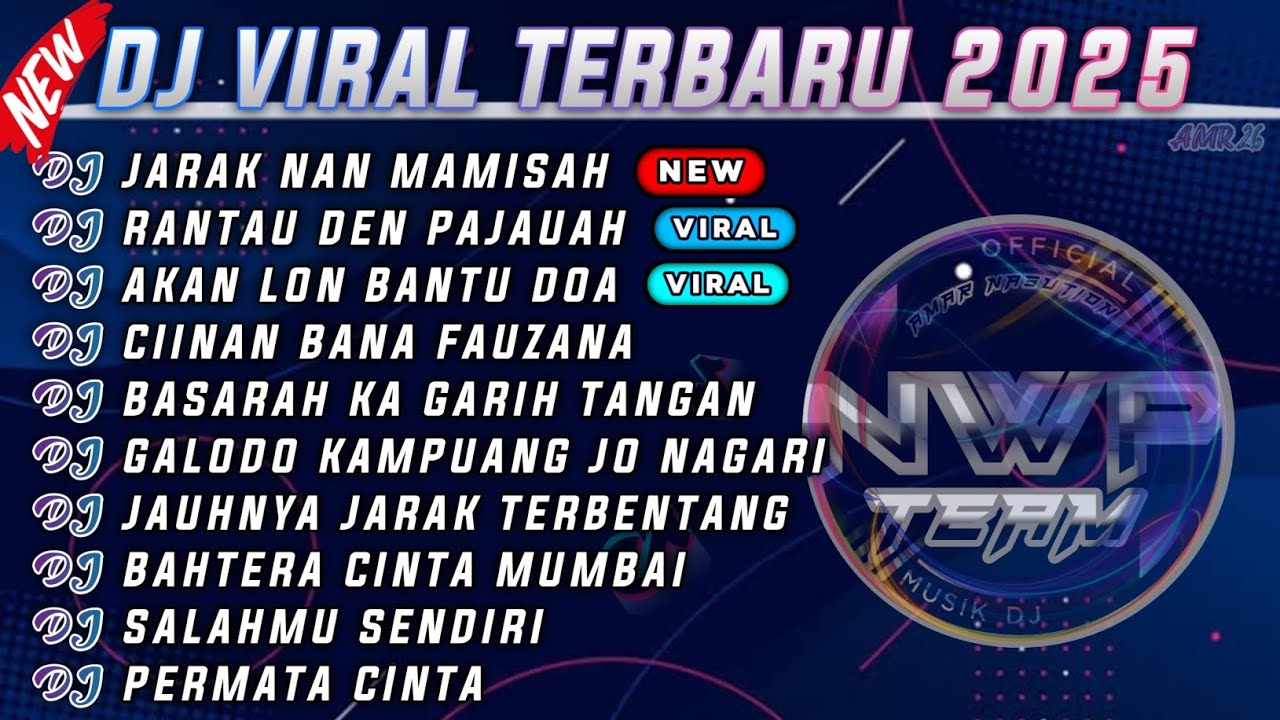 DJ VIRAL TERBARU 2025 - DJ MINANG JARAK NAN MAMISAH - DJ RANTAU DEN PAJAUAH REMIX VIRAL TIKTOK 2025