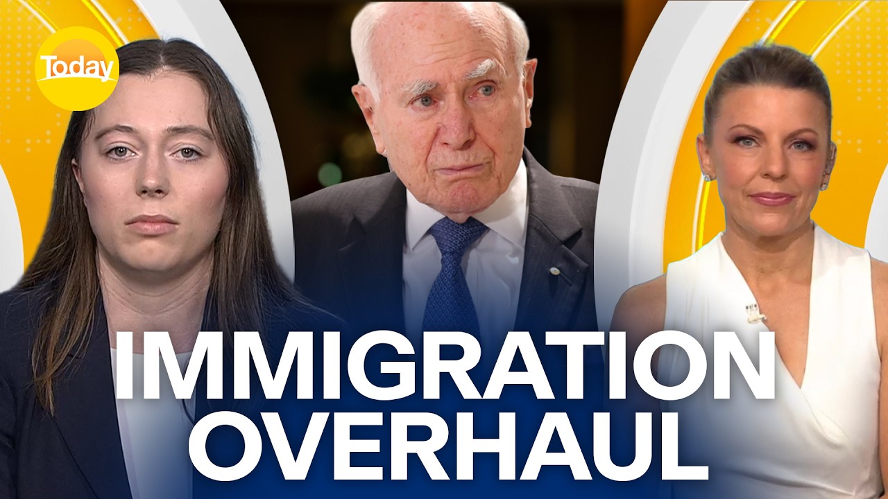 John Howard backs immigration following tensions over Labor's overhaul | 9 News Australia
