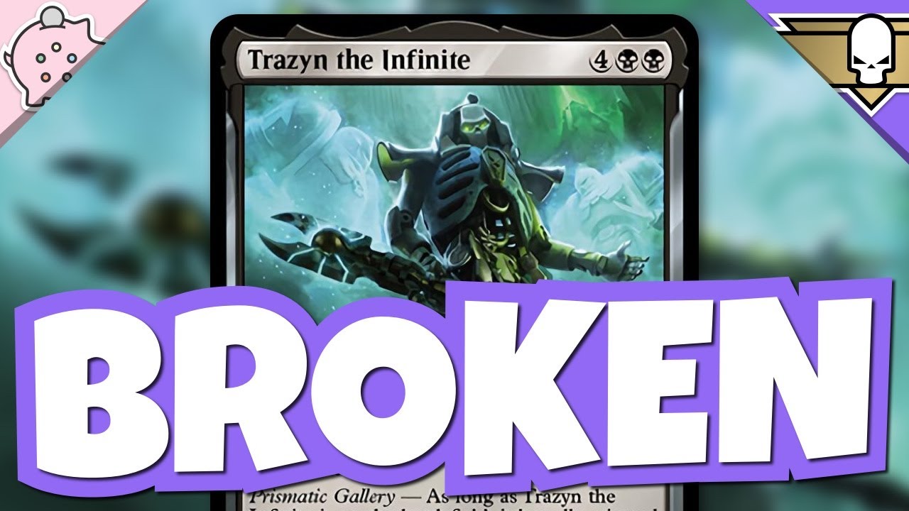 This Commander is Broken! | Trazyn the Infinite | Warhammer 40K Spoilers | Magic the Gathering