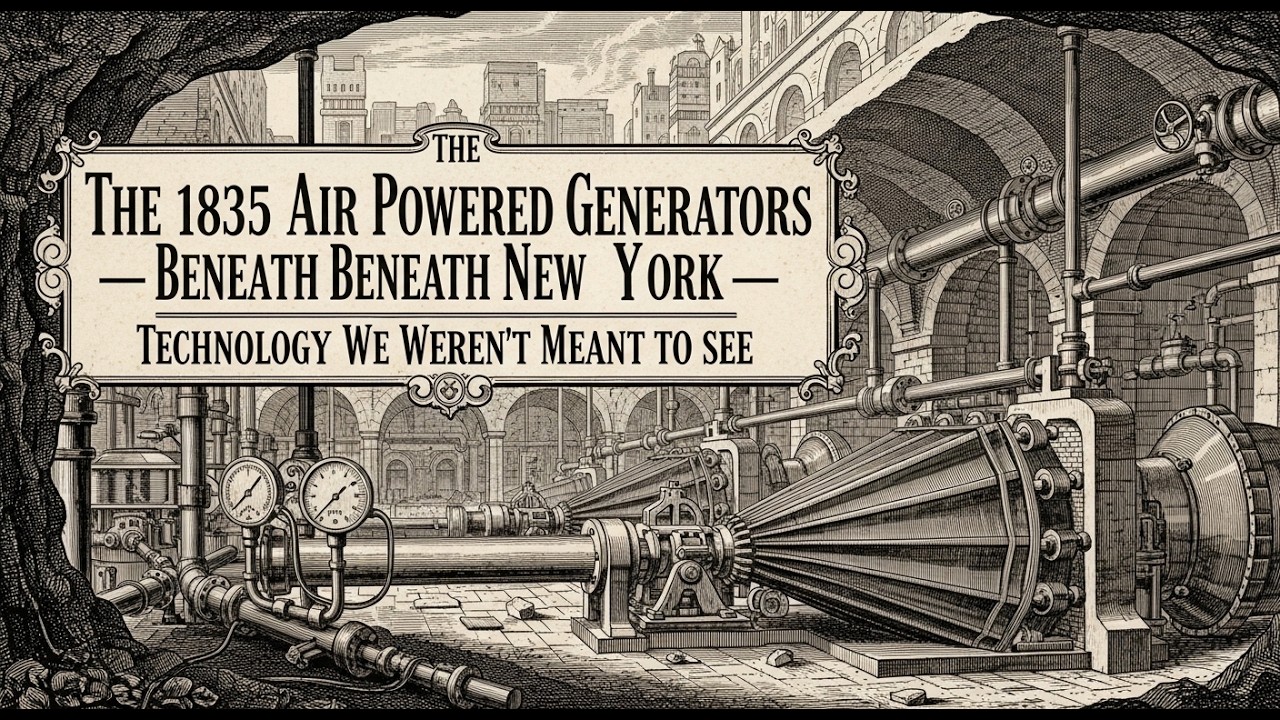 The 1835 Air Powered Generators Beneath New York — Technology We Weren't Meant to See