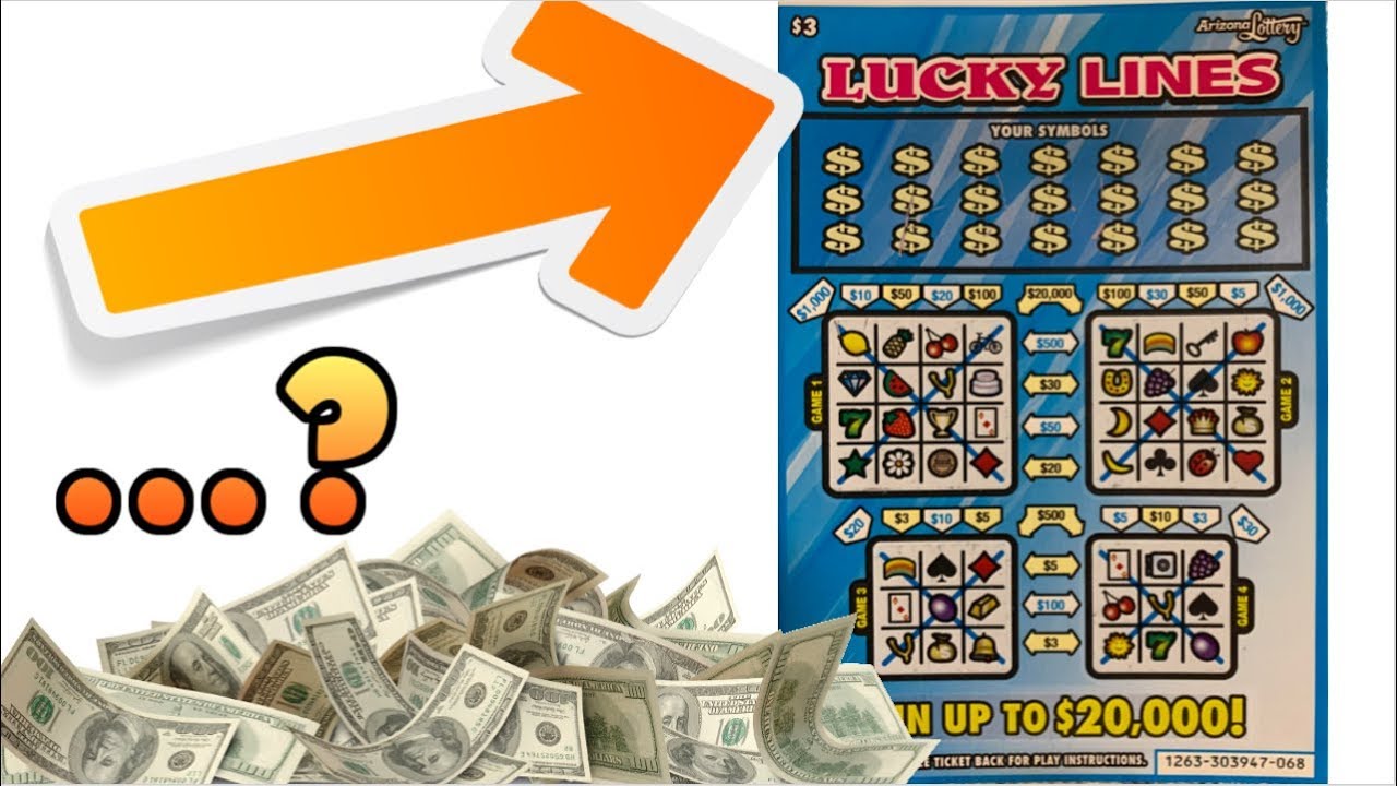 $20K PRIZE LUCKY LINES SCRATCH OFF TICKETS 💰💰