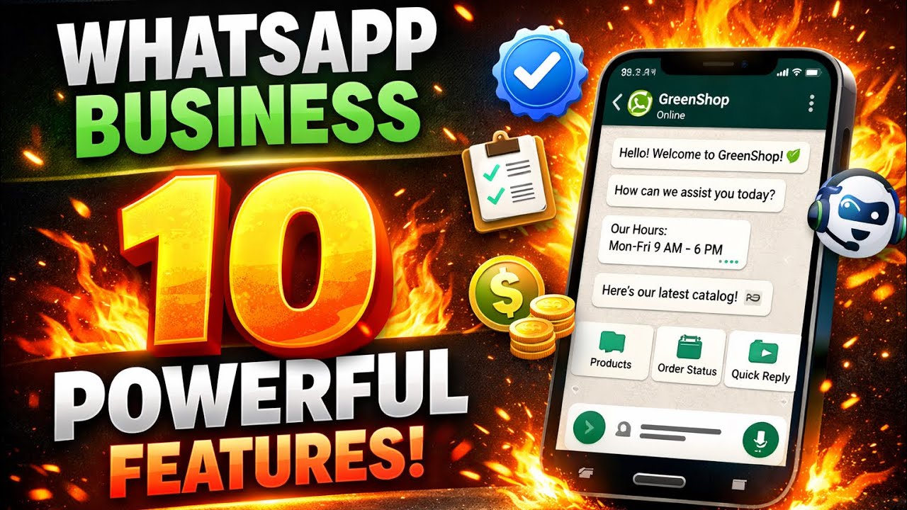 WhatsApp Business Features 2026 🔥 10 Powerful Features Jo Aapko Zaroor Use Karne Chahiye