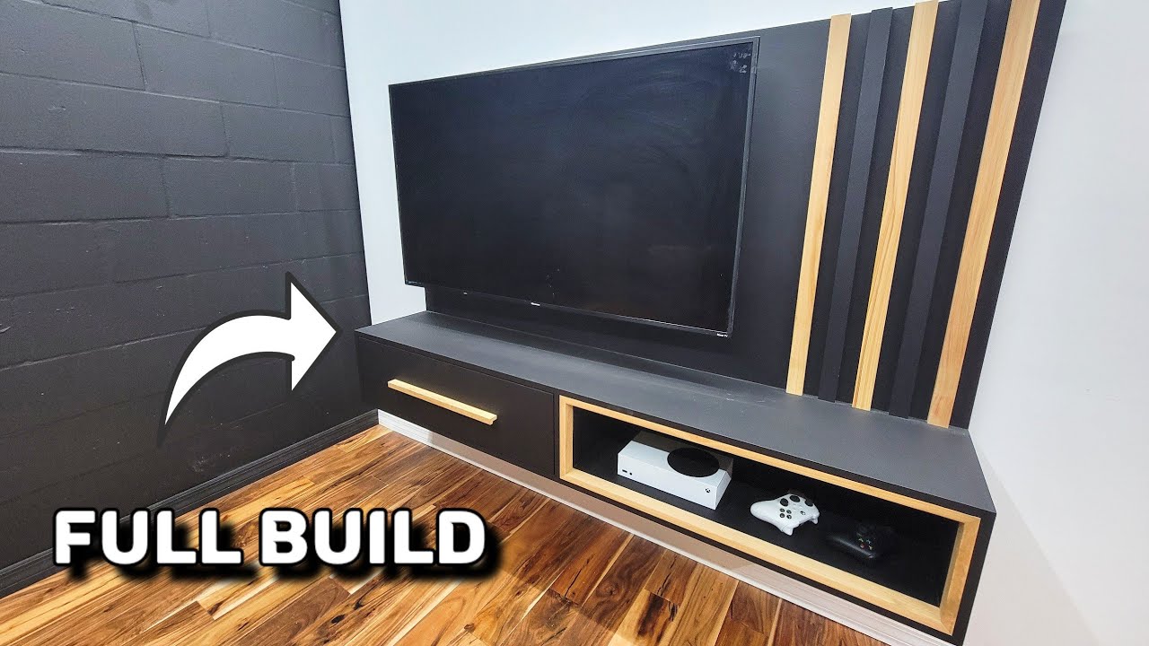 How to Build a Floating Entertainment Center