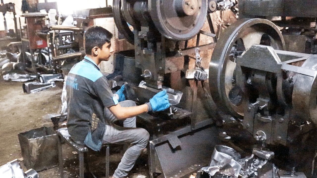 Incredible Skill Of Motorcycle Fuel Tank Making Process In Factory