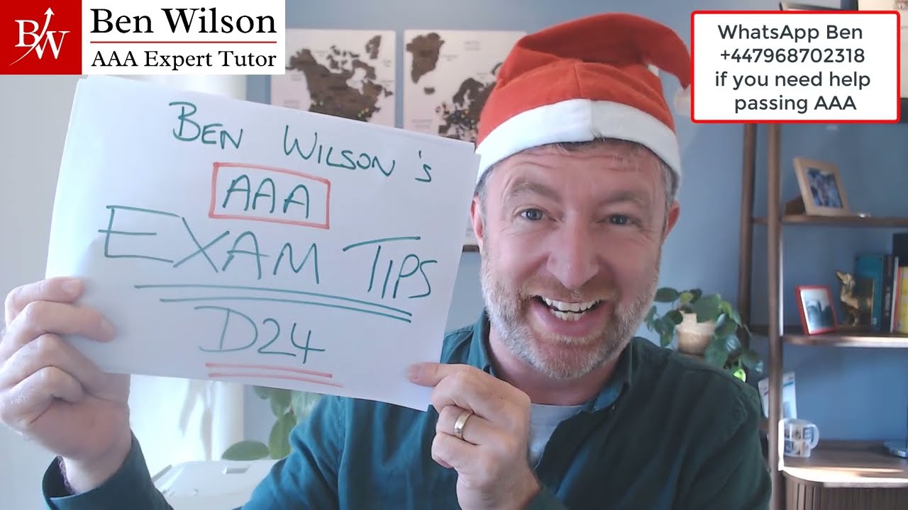 ACCA AAA D24 exam tips