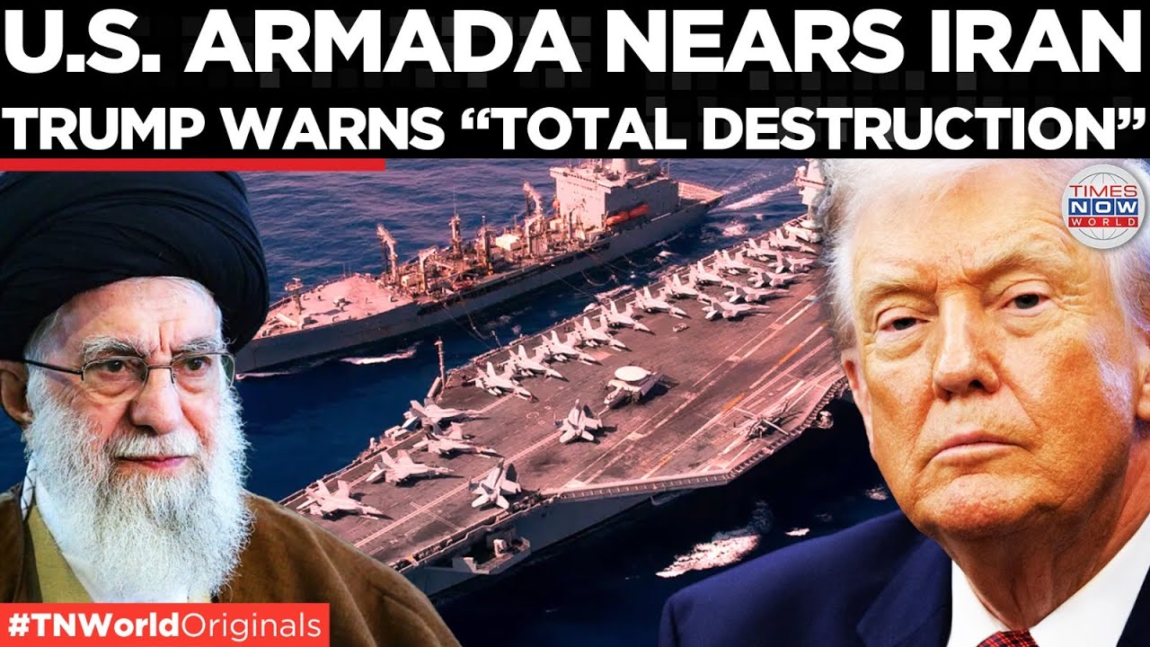TRUMP THREATENS IRAN: Armada Moves, Middle East Braces For Chaos | World News