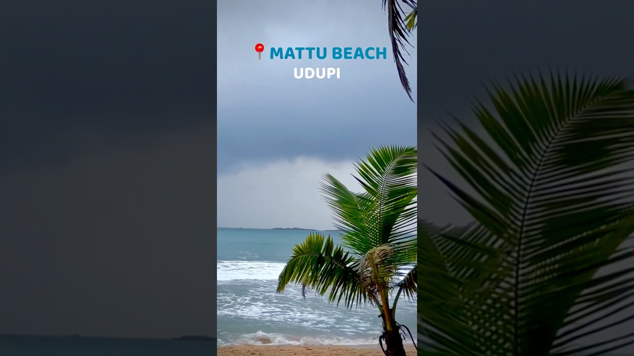 This is a Hidden Gem of Karnataka🌴| Mattu Beach Udupi #karnataka #udupi #travel #shorts #ytshorts
