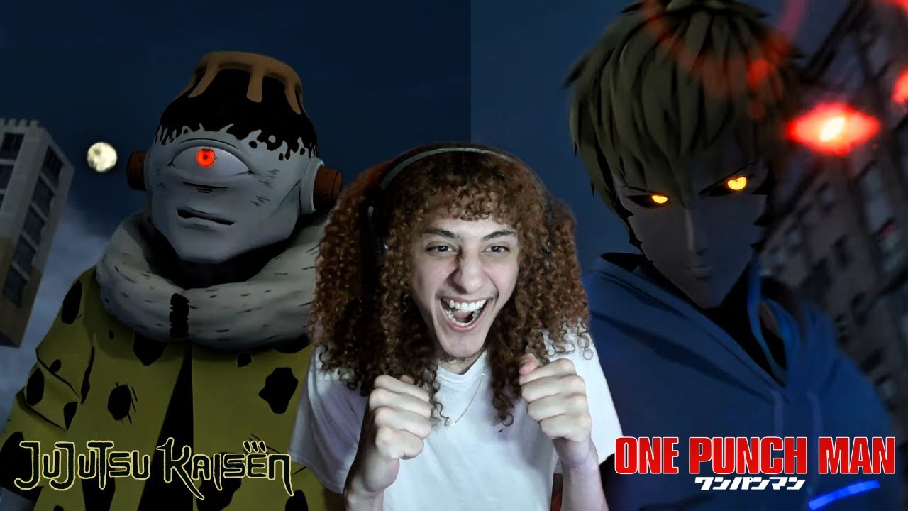 Jogo vs Genos - Jujutsu Kaisen vs One Punch Man - Crazy 3D animation REACTION!