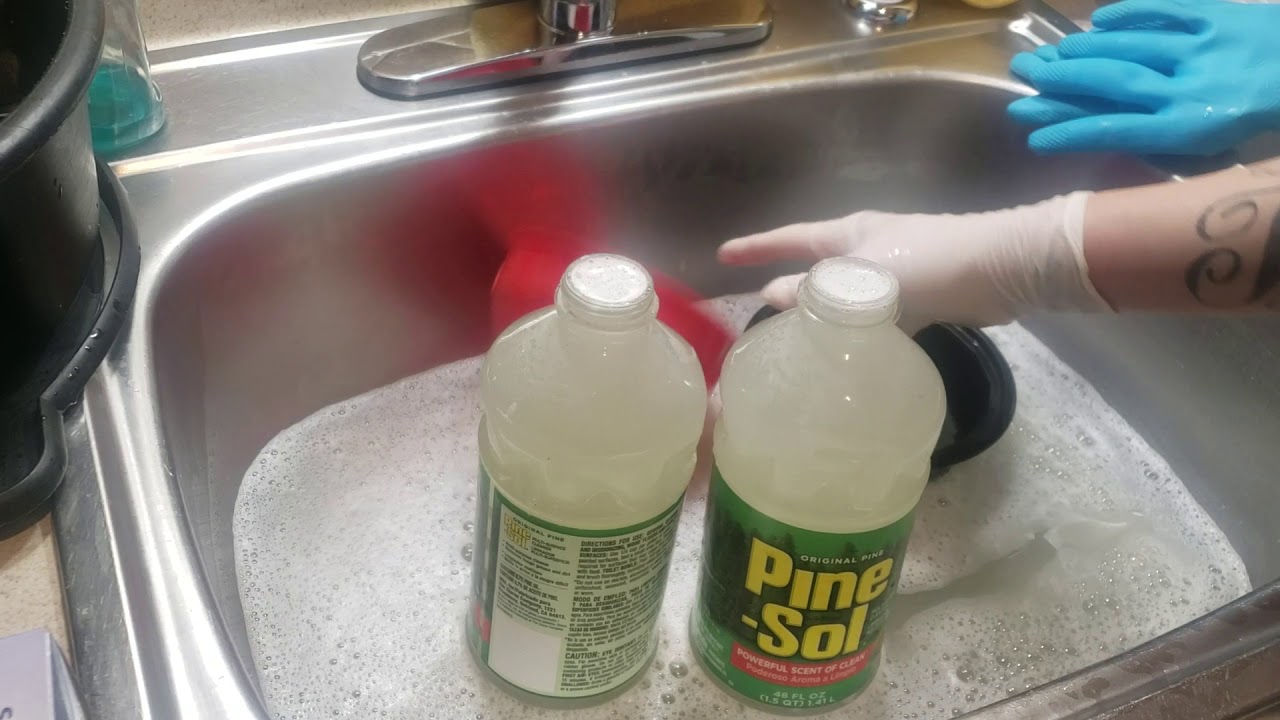 1/2 old formula pine sol to my home made mix.. did it get stronger??? #2
