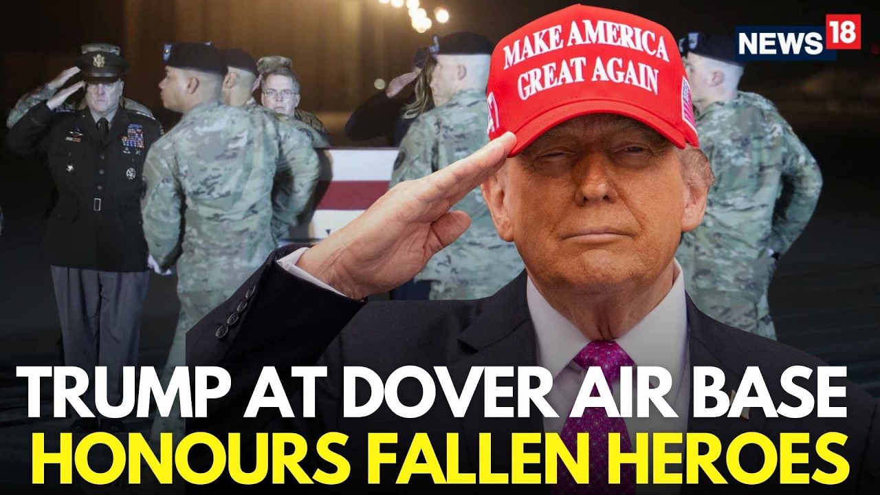 LIVE | Trump Attends Dignified Transfer of 6 US Soldiers Killed in Kuwait Drone Strike | N18G