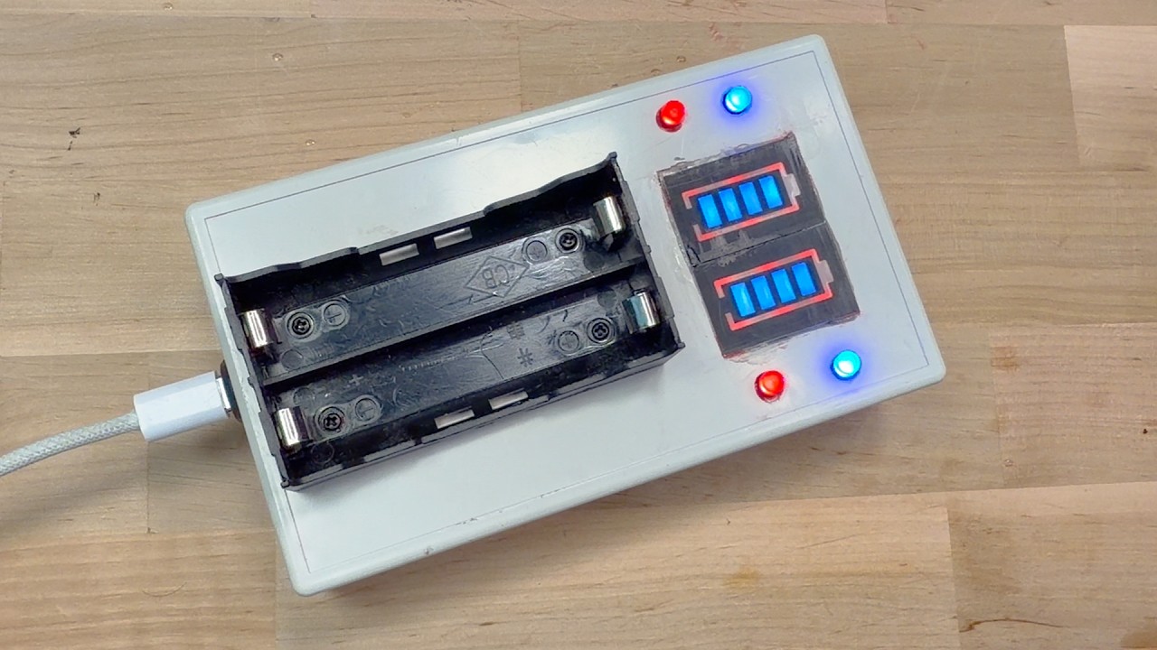 DIY Lithium Battery Charger for 18650 Cells