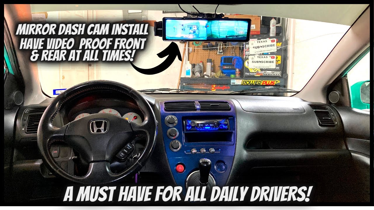MY MIRROR DASH CAM INFO ON WHERE TO GET ONE! + DETAILED INSTALL!