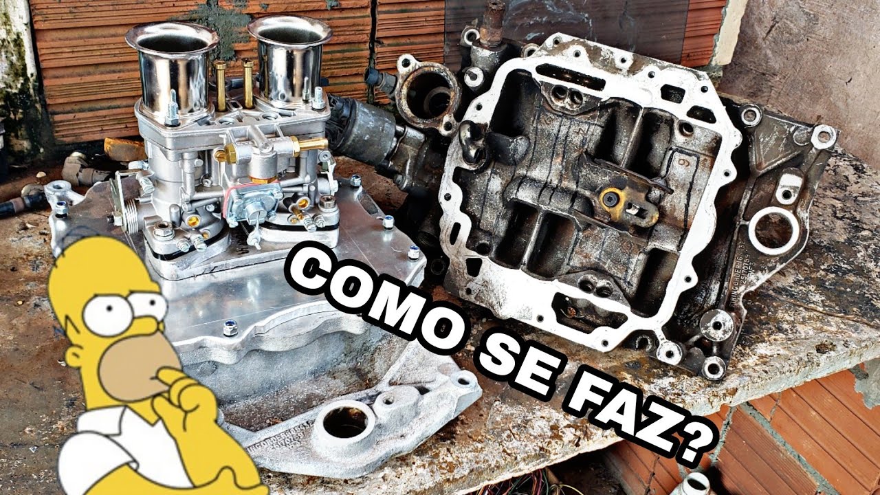 Como se Prepara o Coletor do Motor Vortec V6 4.3L Para Carburador Você tem que ver Isso