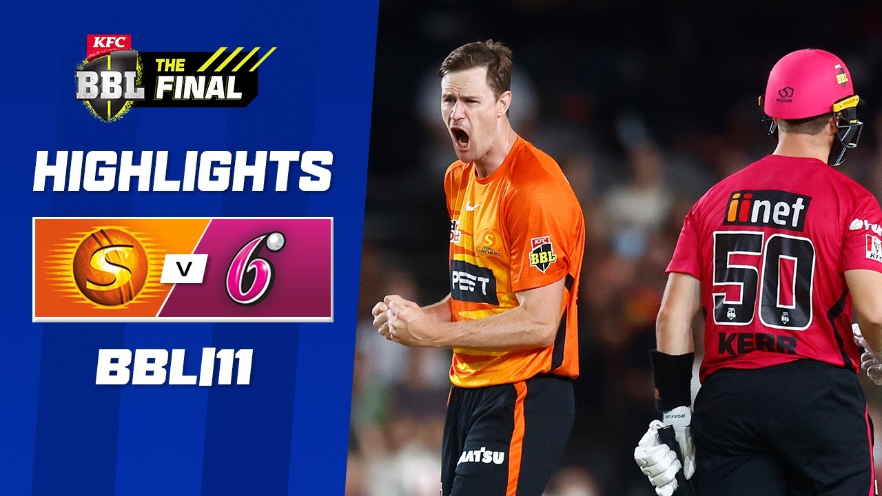 Super Scorchers down Sixers, claim fourth BBL crown | BBL|11 Final