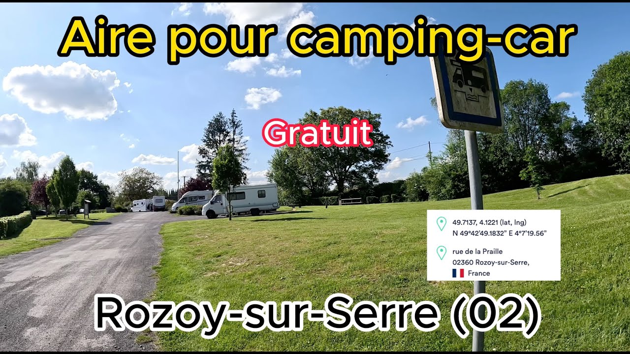 Aire de camping-car gratuite