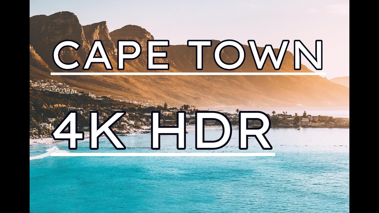 CAPE TOWN AFRICA 4K HDR RELAXING CHILLOUT LOUNGE MEGAMIX 2023