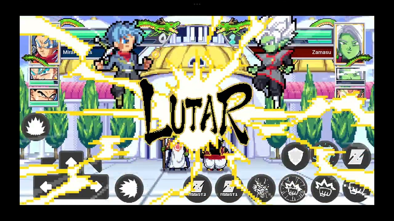 Z legends 3 Veggeto BLUE Trunks e Gohan vs Zamasu Goku Black e Broly